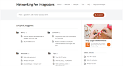 Desktop Screenshot of networkingforintegrators.com